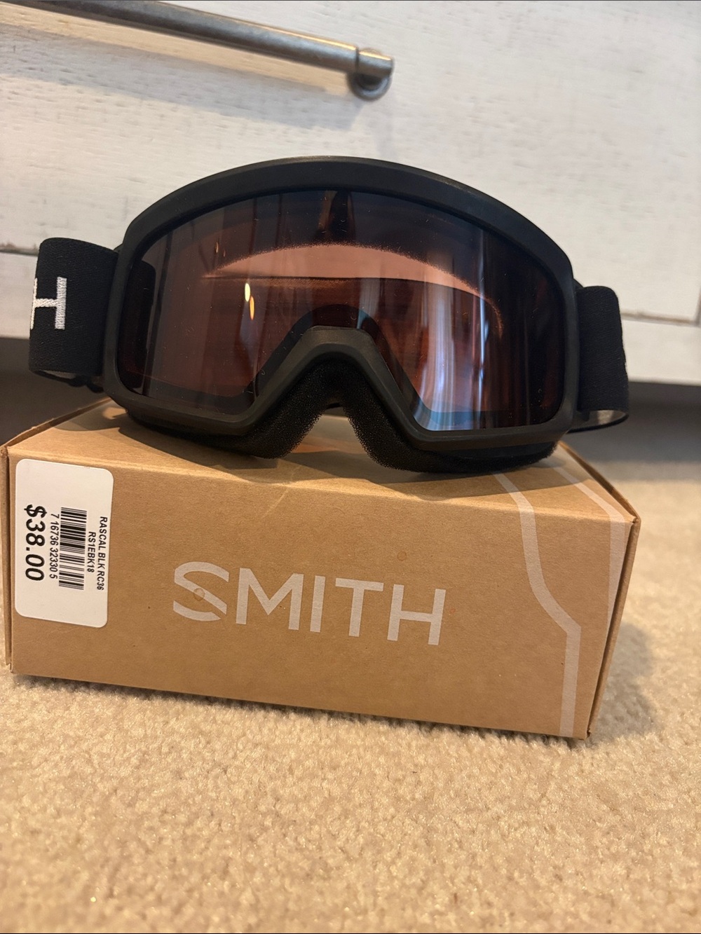 SMITH Kids Black Frame Ski Goggles